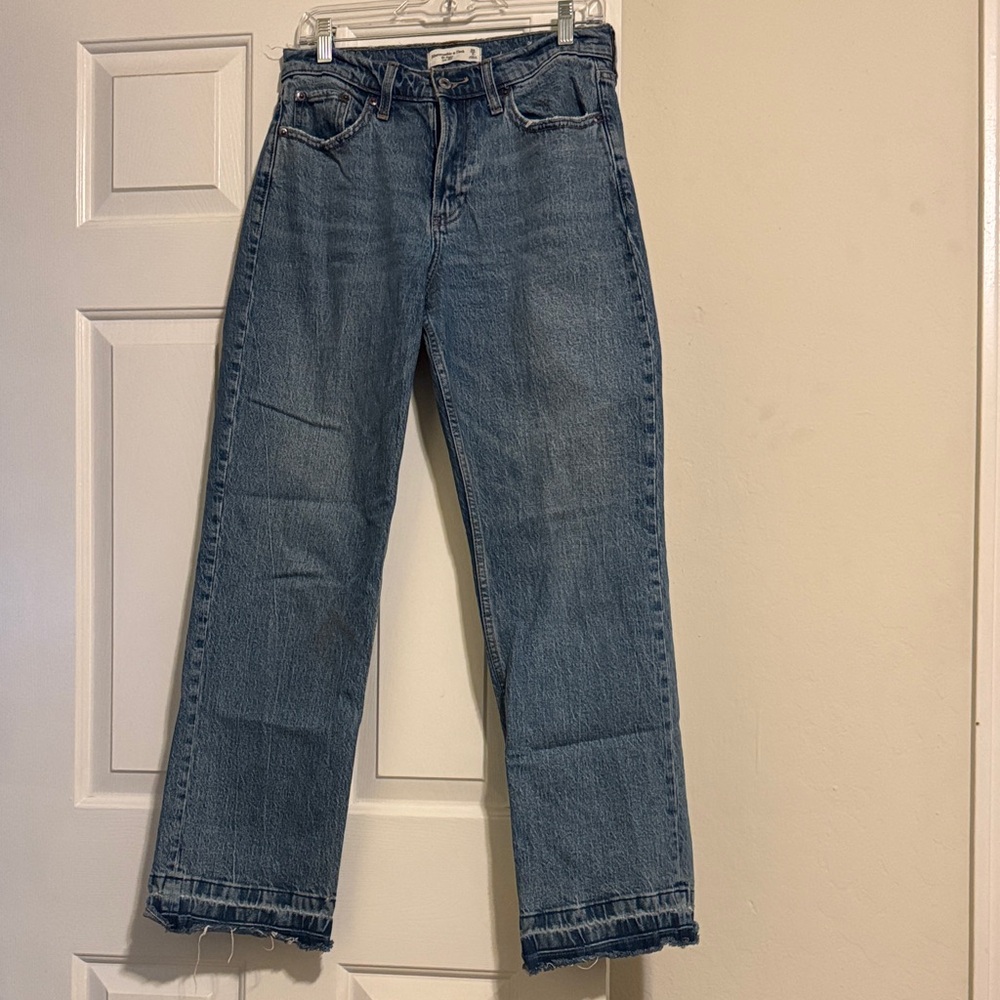Abercrombie & Fitch The Baggy Low Rise Jeans Curve Love Jeans